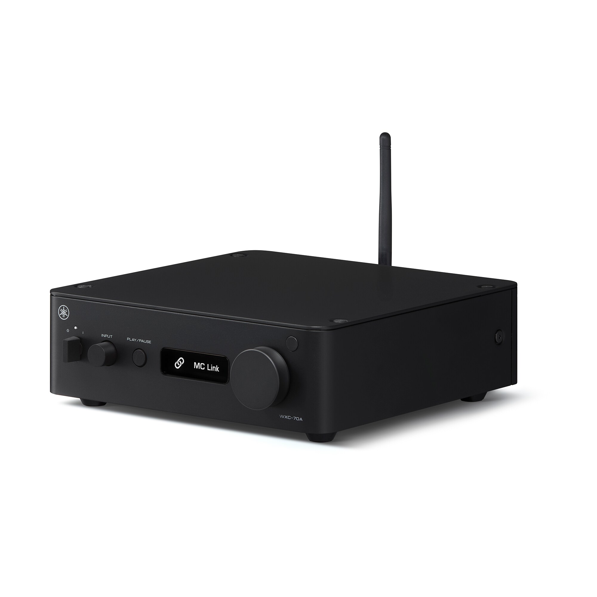 Streamer Yamaha WXC-70A – WXC-70A Black Right With Antenna