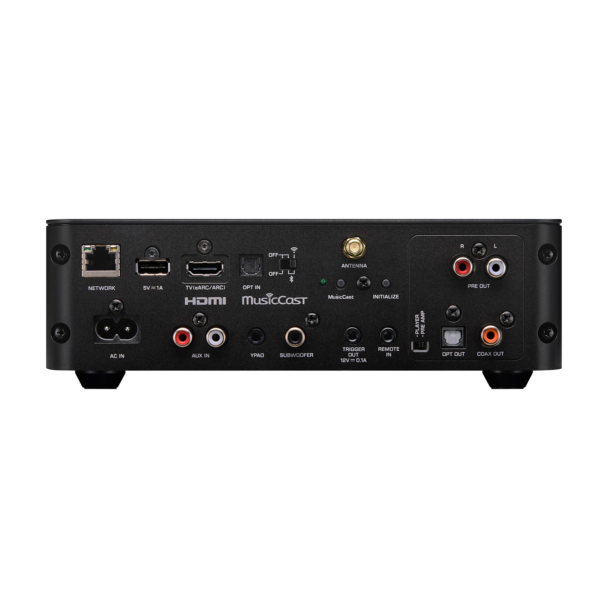 Streamer Yamaha WXC-70A – WXC-70A Black Rear Panel